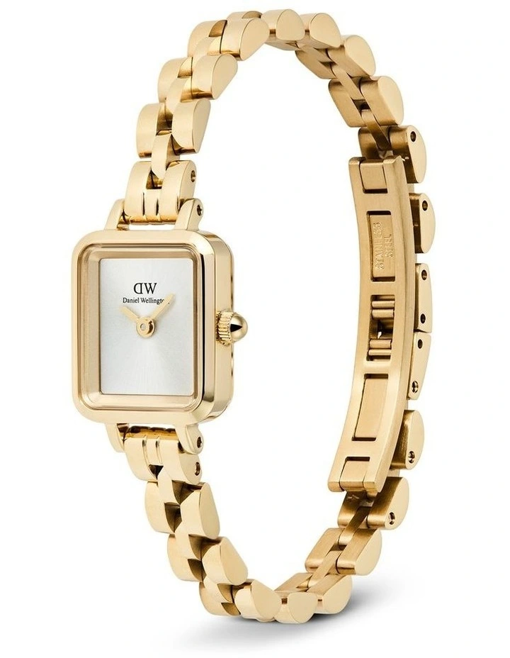 Quadro Mini Link Watch 15X18mm in Gold image 4