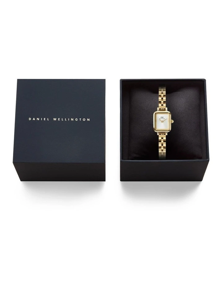 Quadro Mini Link Watch 15X18mm in Gold image 6