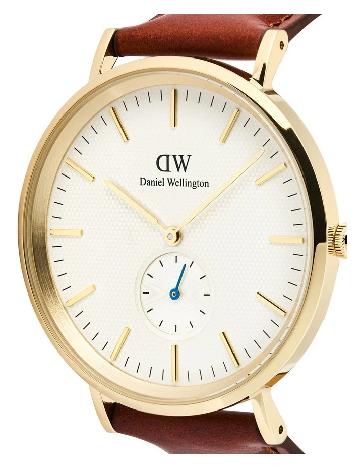 Classic St Mawes Watch 40mm in Gold image 3