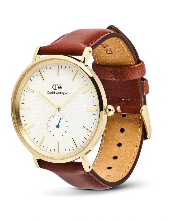 Classic St Mawes Watch 40mm in Gold image 4