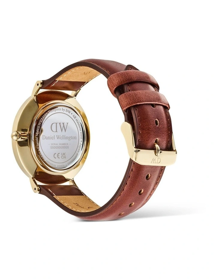 Classic St Mawes Watch 40mm in Gold image 5