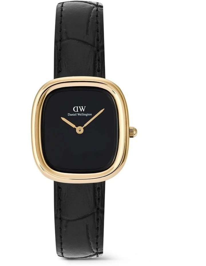 Margot Croc Onyx Watch 24X26mm in Gold image 1