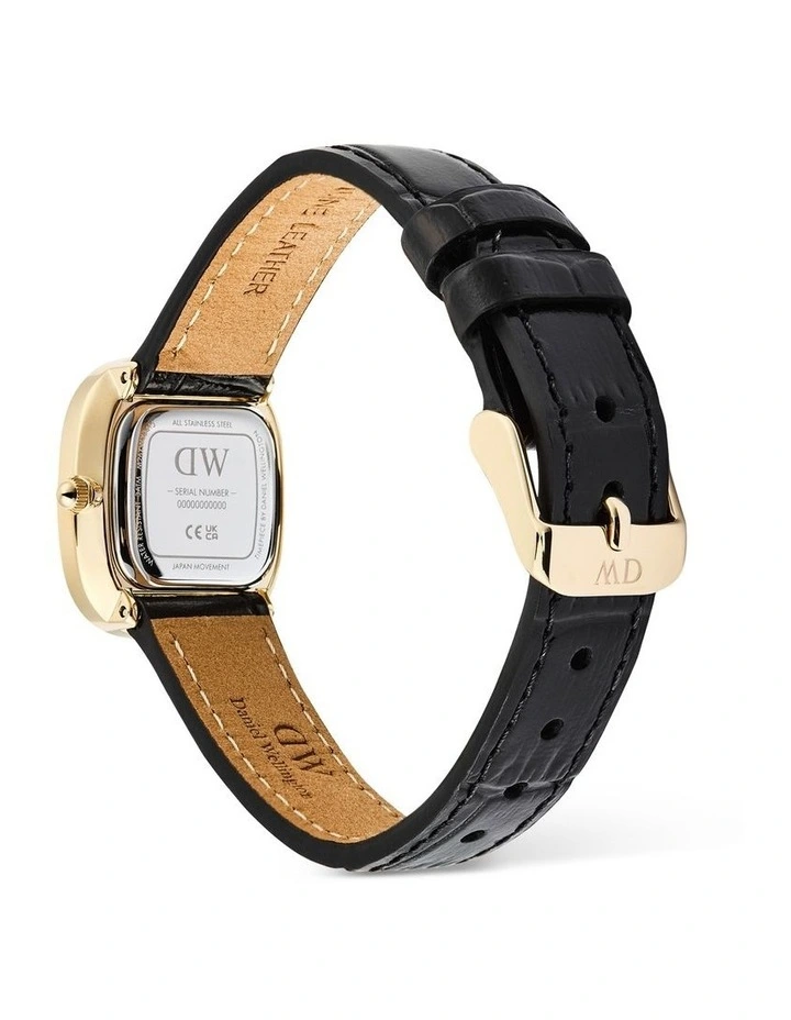 Margot Croc Onyx Watch 24X26mm in Gold image 5