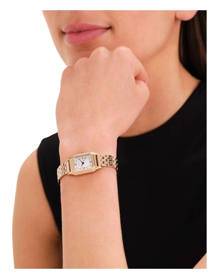 Ivy Watch 21mm OCWRSR-OC04 in White/Rose Gold-Tone image 2