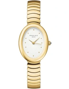 Ovale Watch 22mm OVWGSG-OV19 in White/Gold-Tone