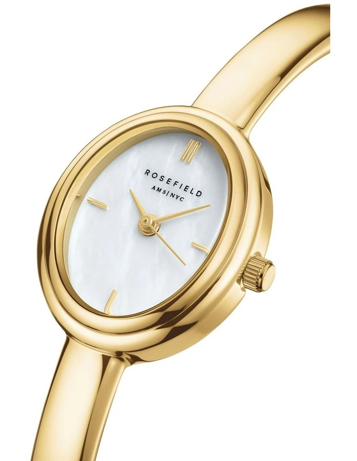 Studio Edition STWGSG-ST04 Bangle Watch in White/Gold-Tone image 3