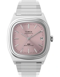 Automatic 1983 E Line Stainless Steel Expansion Band Watch 34mm in Silver