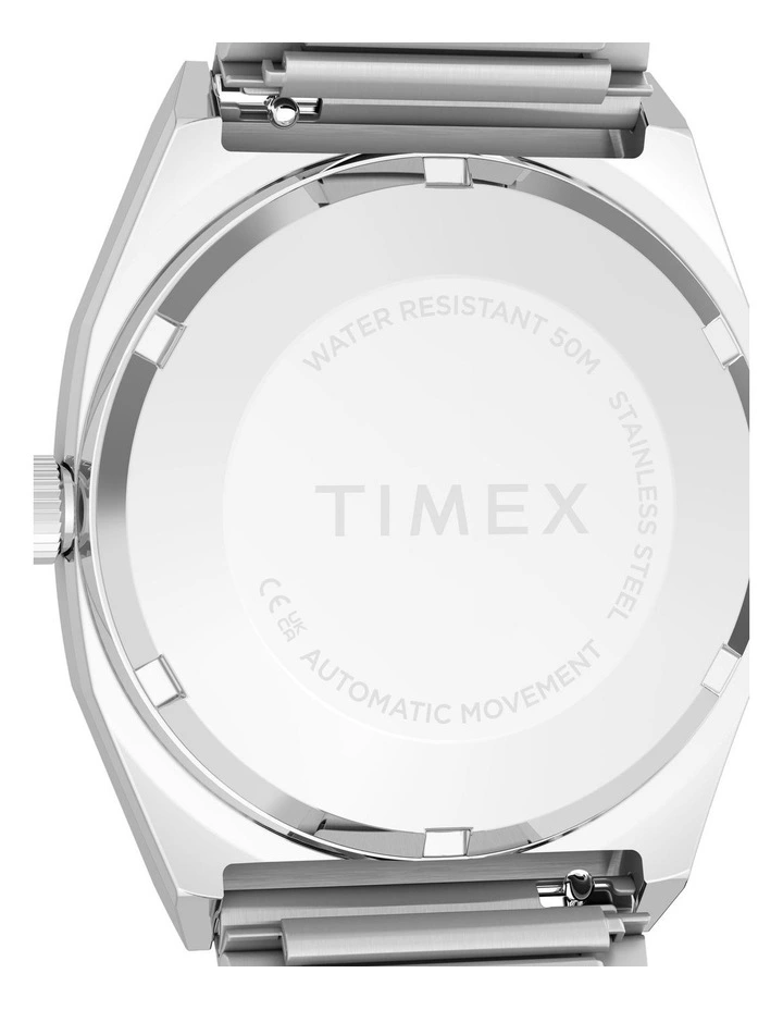 Automatic 1983 E Line Stainless Steel Expansion Band Watch 34mm in Silver image 6