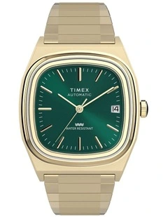 Automatic 1983 E Line Stainless Steel Expansion Band Watch 34mm in Gold