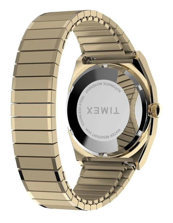 Automatic 1983 E Line Stainless Steel Expansion Band Watch 34mm in Gold image 5