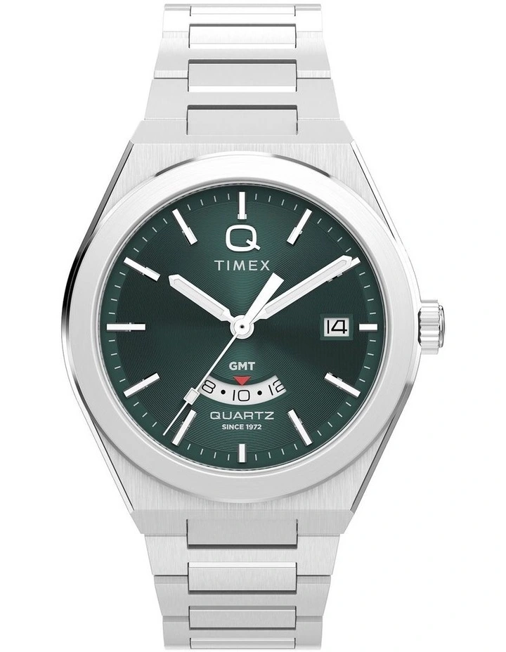 Continental GMT Stainless Steel Bracelet Watch 39mm in Silver image 1