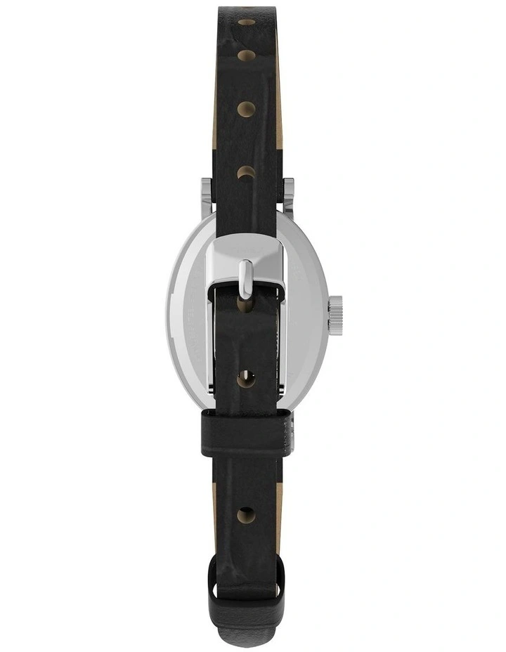 Cavatina Case With Strap Watch in Black image 3