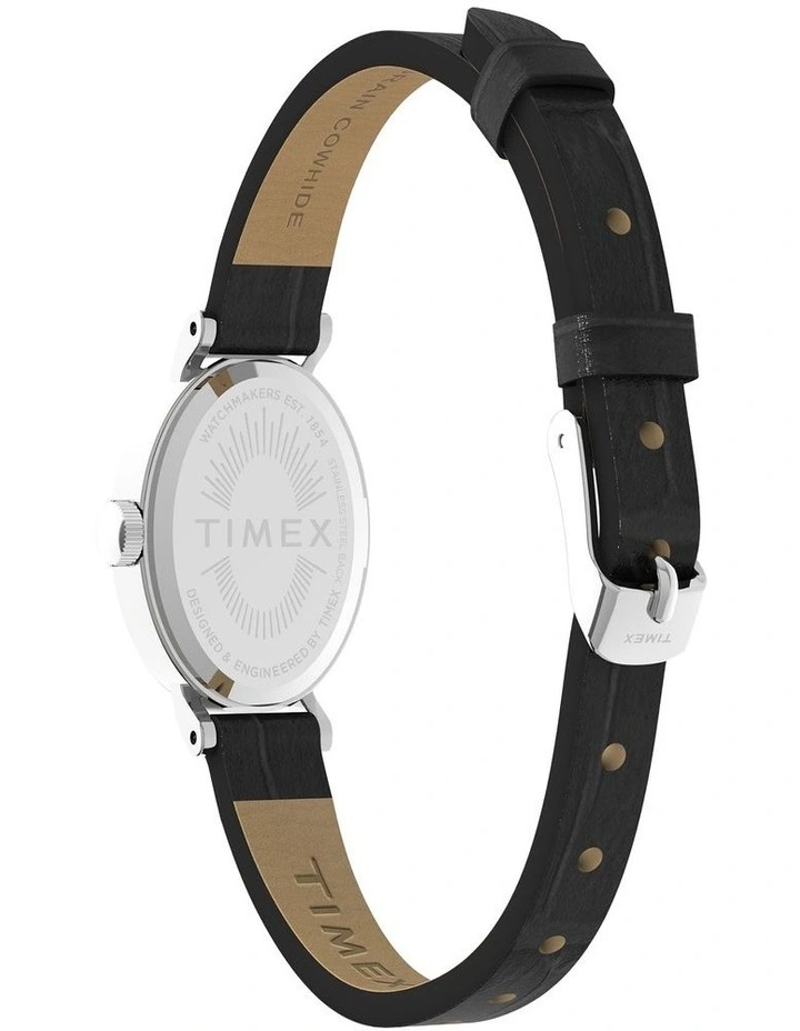 Cavatina Case With Strap Watch in Black image 5