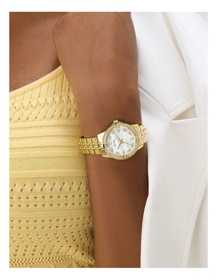 Analogue Watch in Gold-Tone image 7
