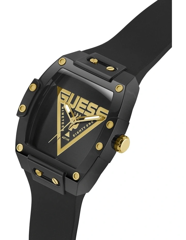 Analogue Watch in Black image 4