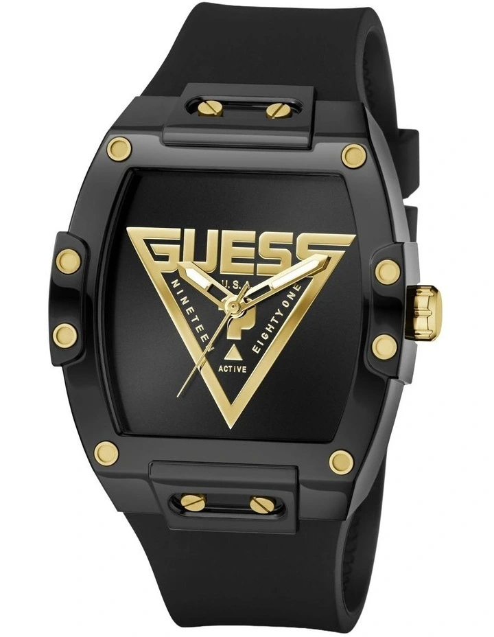 Analogue Watch in Black image 5