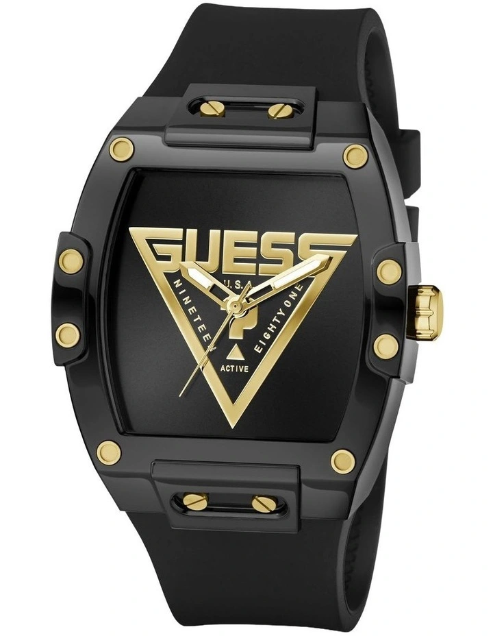 Analogue Watch in Black image 6