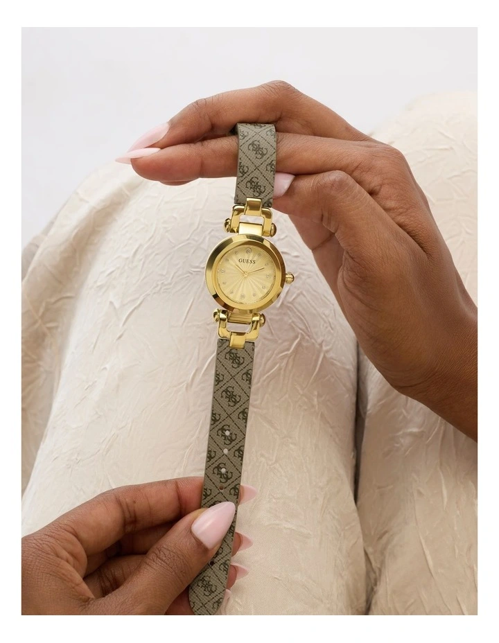 Analogue Watch in Gold-Tone image 7