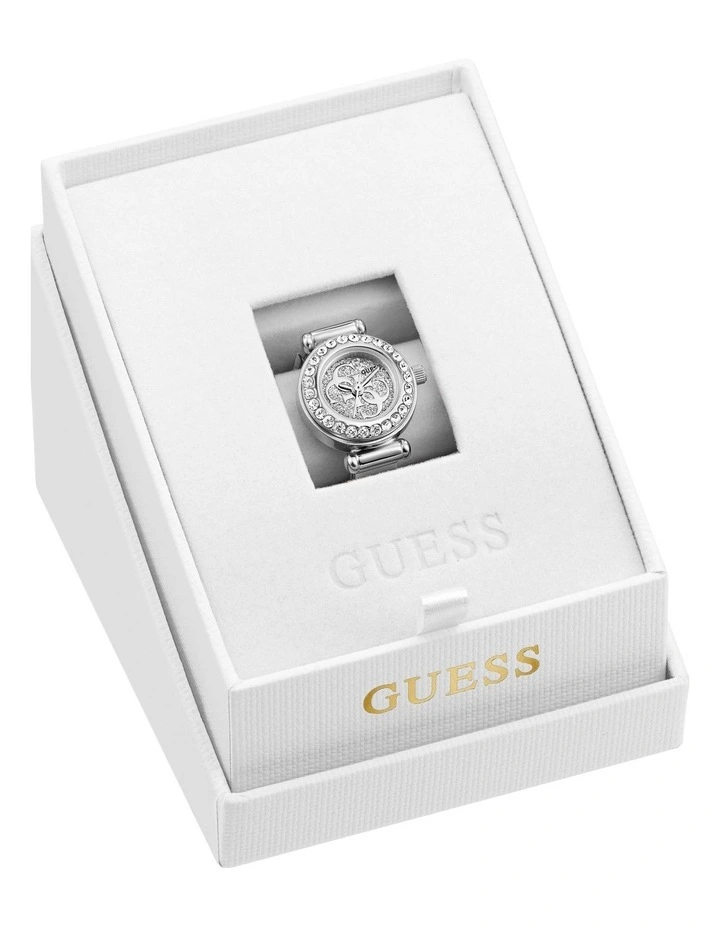 Analogue Ring Watch in Silver-Tone image 3