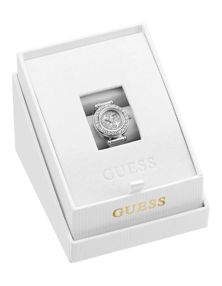 Analogue Ring Watch in Silver-Tone image 4