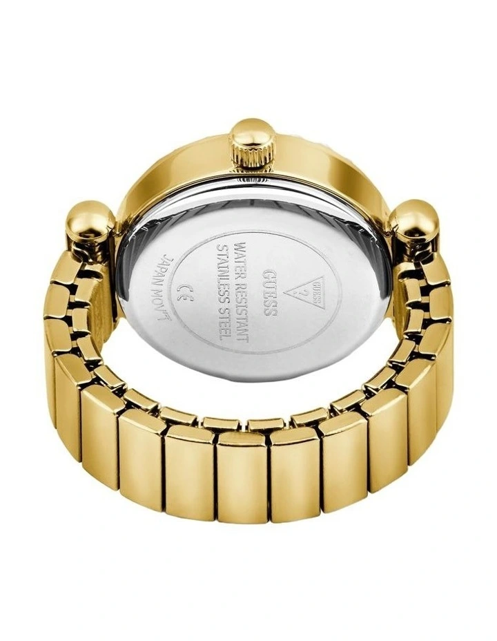 Analogue Ring Watch in Gold-Tone image 2