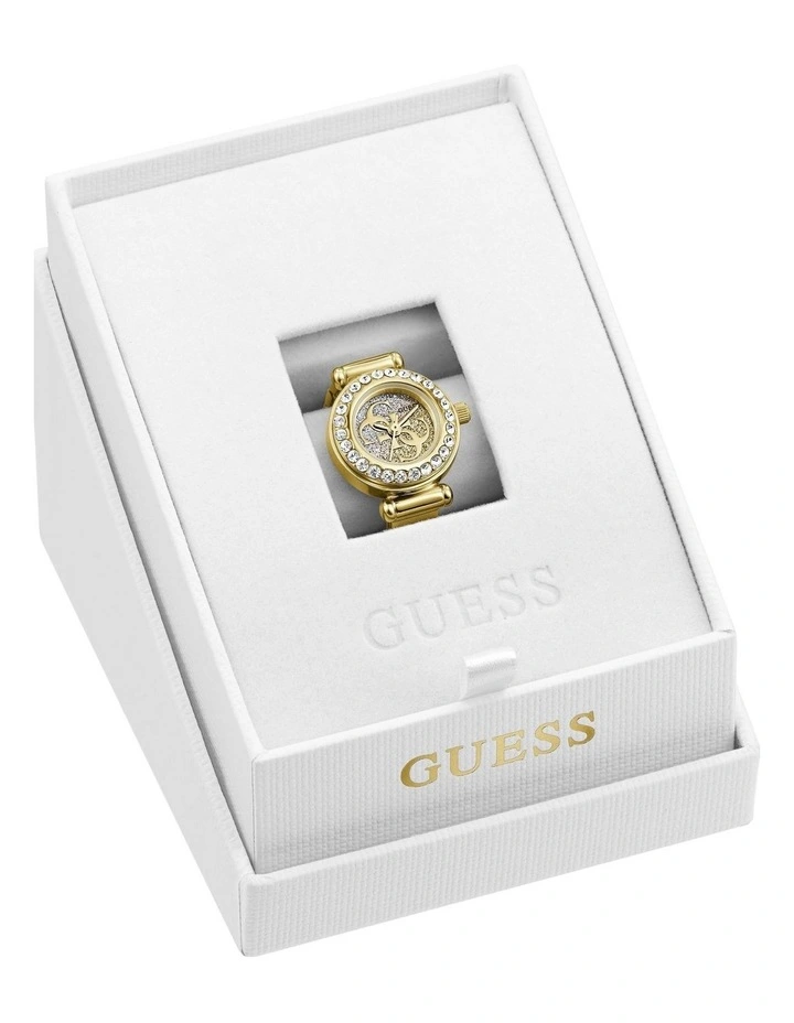 Analogue Ring Watch in Gold-Tone image 3