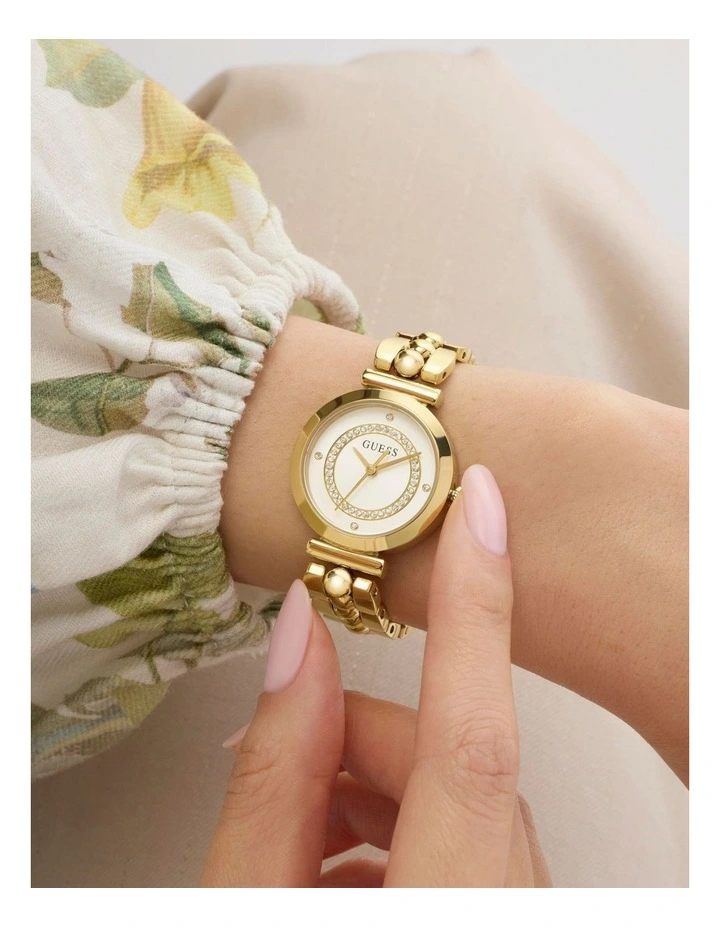 Analogue Watch in Gold-Tone image 3