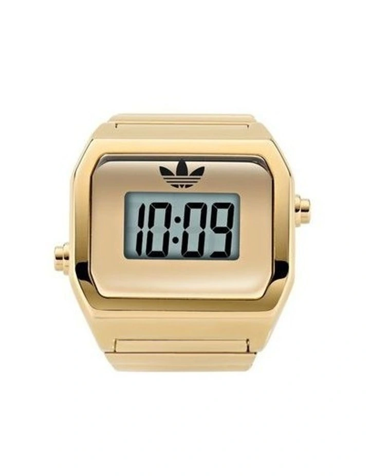 Digital Two Ring Watch AOST26036 in Gold image 1