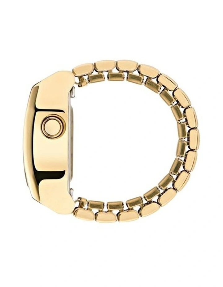 Digital Two Ring Watch AOST26036 in Gold image 4