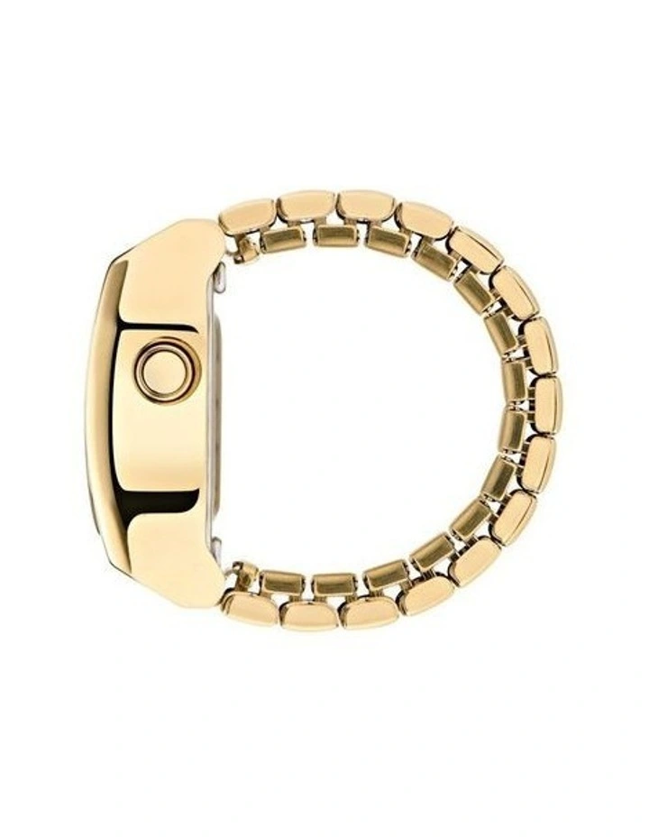 Digital Two Ring Watch AOST26036 in Gold image 4