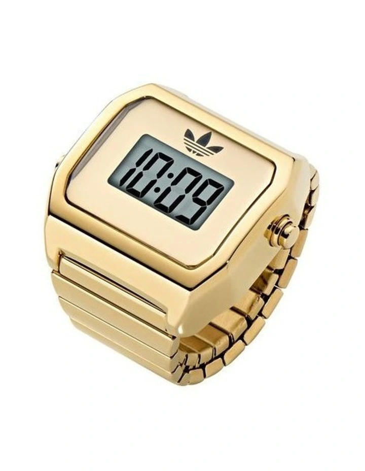 Digital Two Ring Watch AOST26036 in Gold image 6