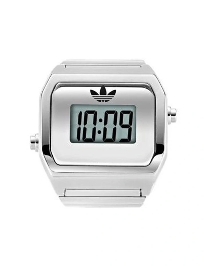 Digital Two Ring Watch AOST26037 in Silver image 1