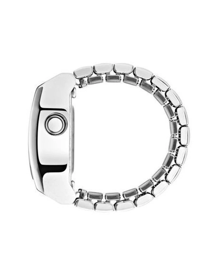 Digital Two Ring Watch AOST26037 in Silver image 4