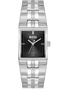 Strivo Stainless Steel Dial Watch in Black