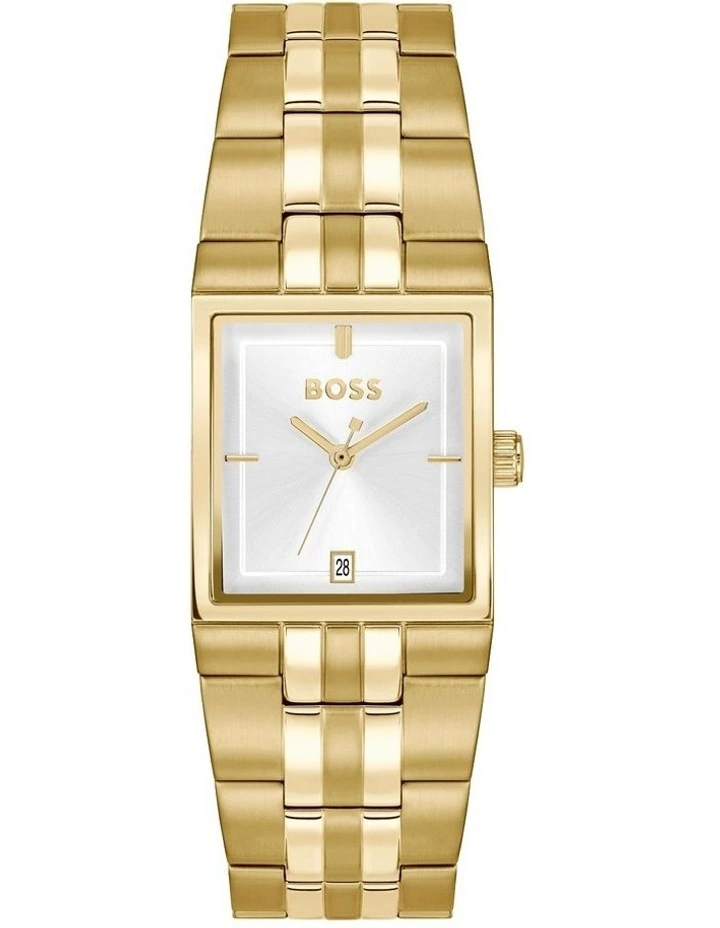 Strivo Iconic Plated Thin Watch in Gold image 1