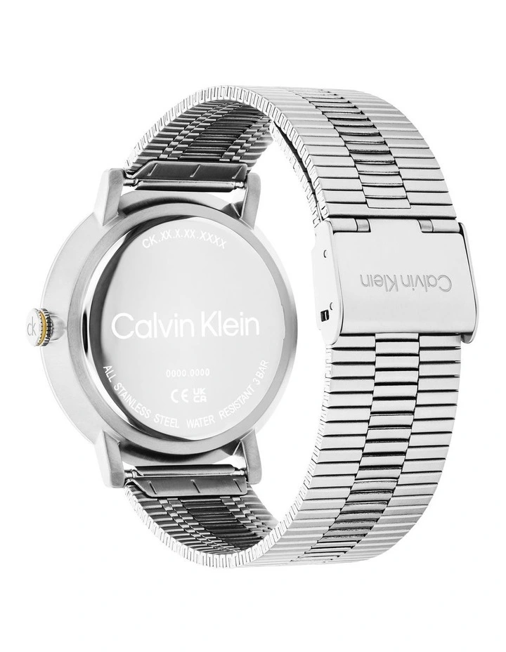 Real Stainless Steel Dial Watch in Dark Grey image 3