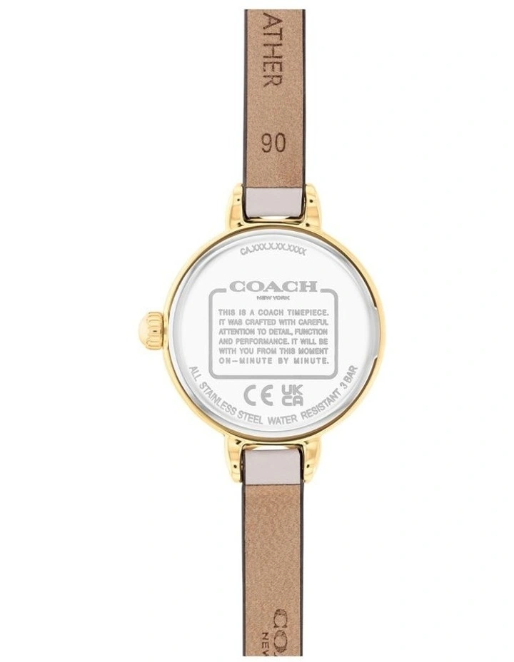 Iris Chalk Calfskin Dial Watch in Chalk image 3