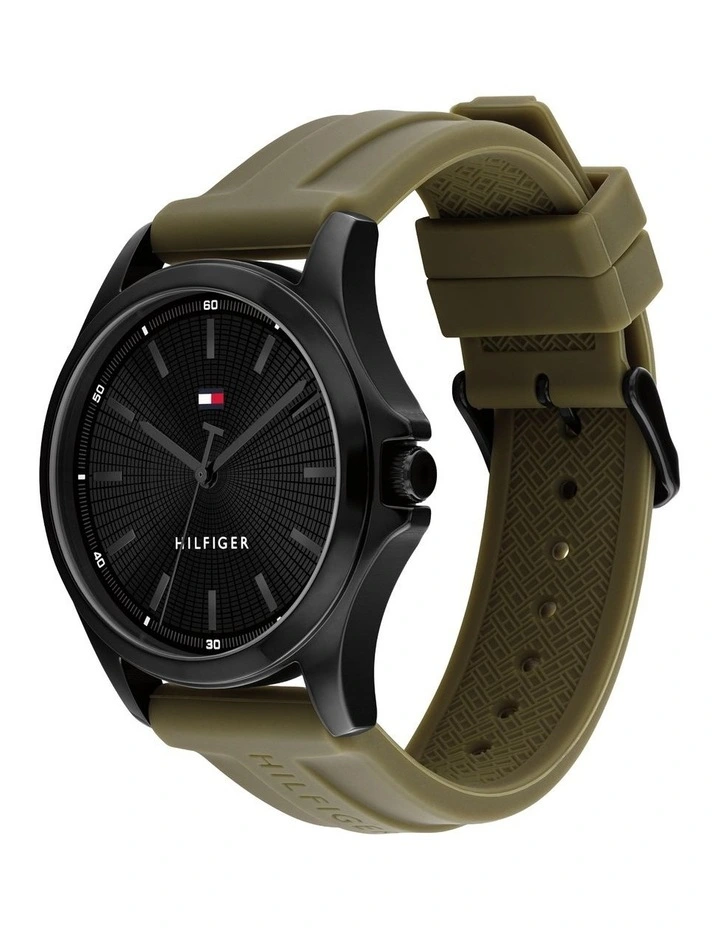 Bruce Silicone Dial Watch in Green image 2