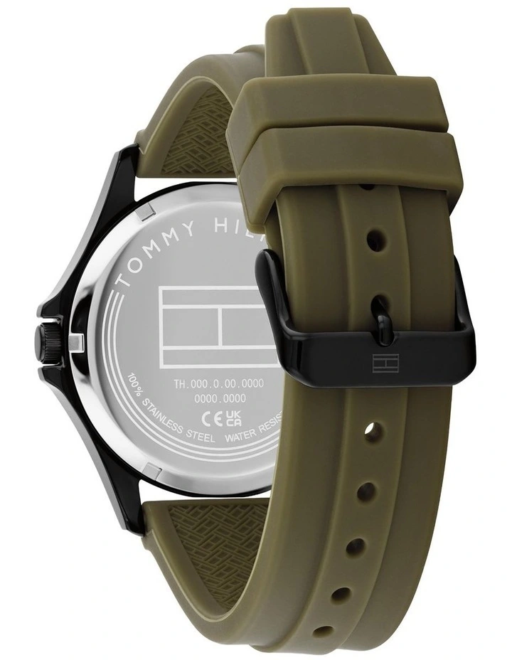 Bruce Silicone Dial Watch in Green image 3