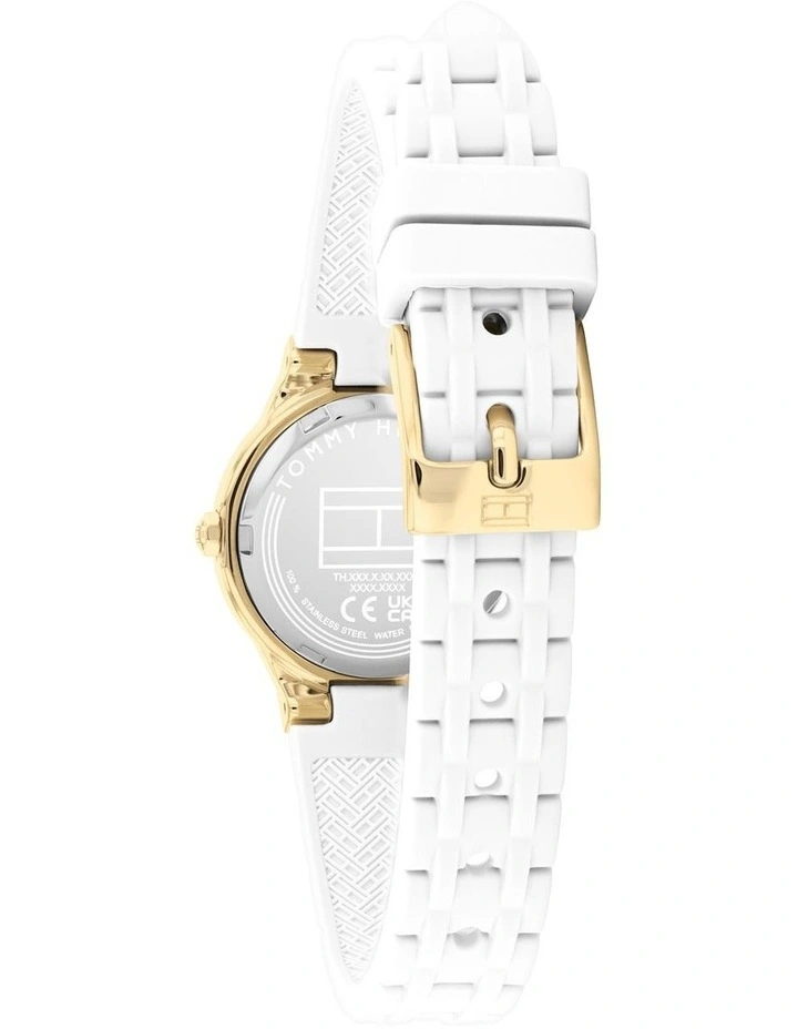 Mackenzie Silicone Dial Watch in Gold image 3