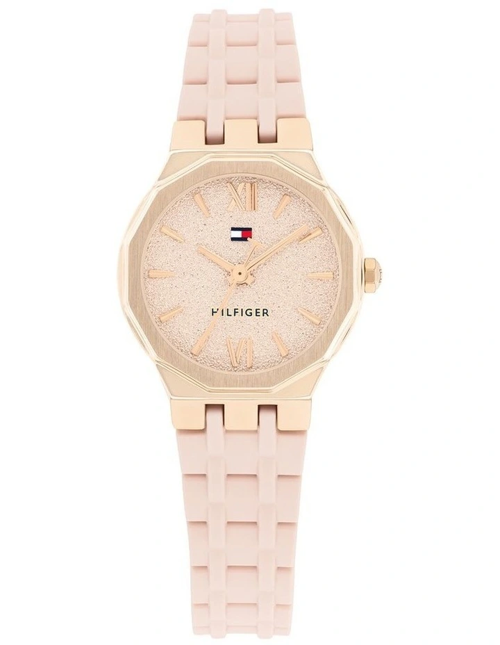 Mackenzie Blush Silicone Dial Watch in Carnation Gold image 1