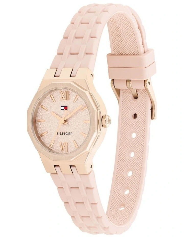 Mackenzie Blush Silicone Dial Watch in Carnation Gold image 2
