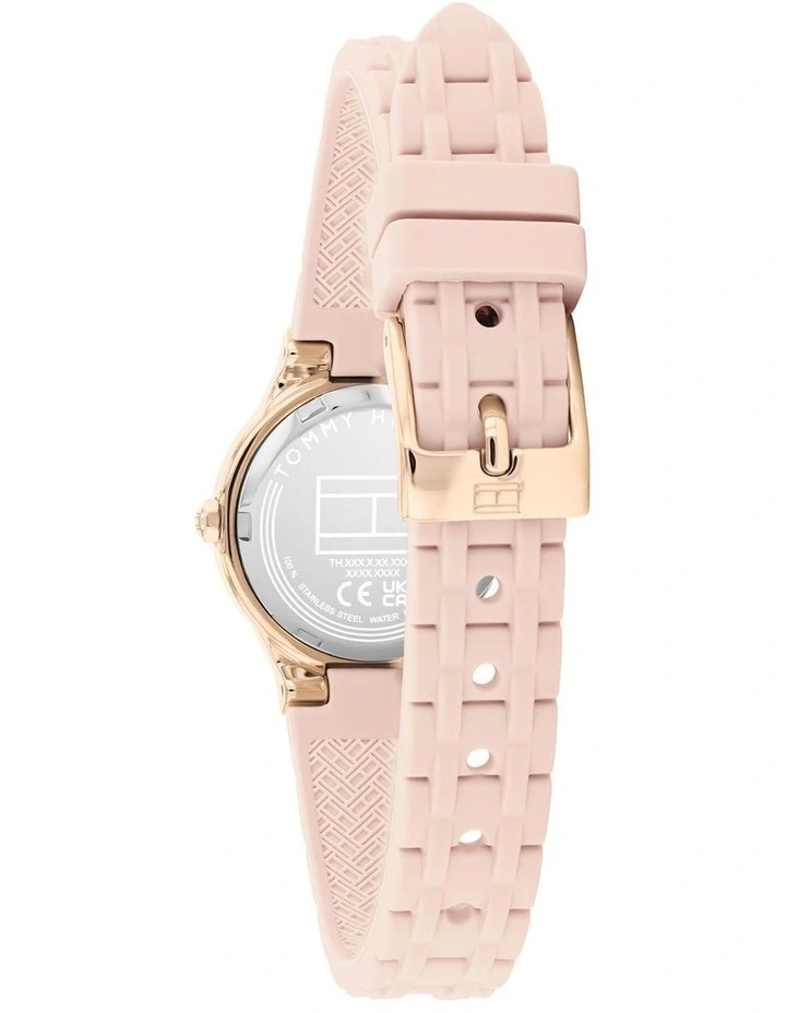 Mackenzie Blush Silicone Dial Watch in Carnation Gold image 3