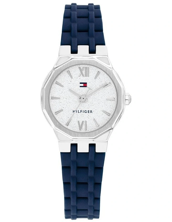 Mackenzie Silicone Dial Watch in Navy image 1