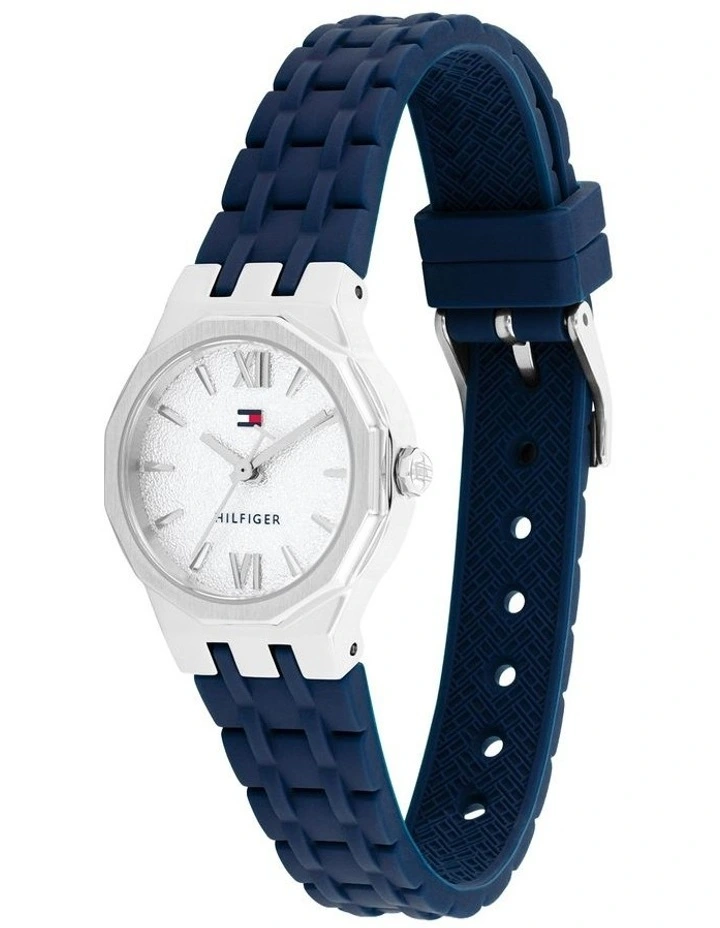 Mackenzie Silicone Dial Watch in Navy image 2