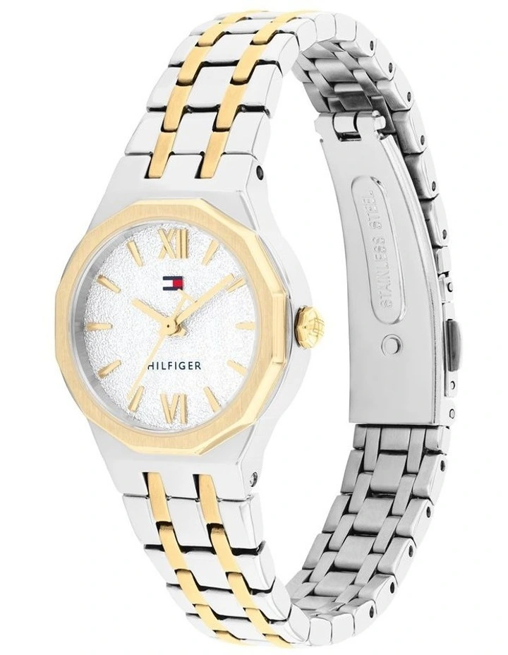 Mackenzie Two Tone Stainless Steel Dial Watch in Silver image 2