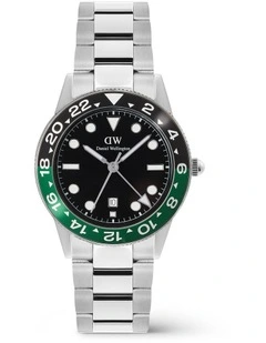 Iconic GMT 40mm Link Ceramic Bezel Steel Watch