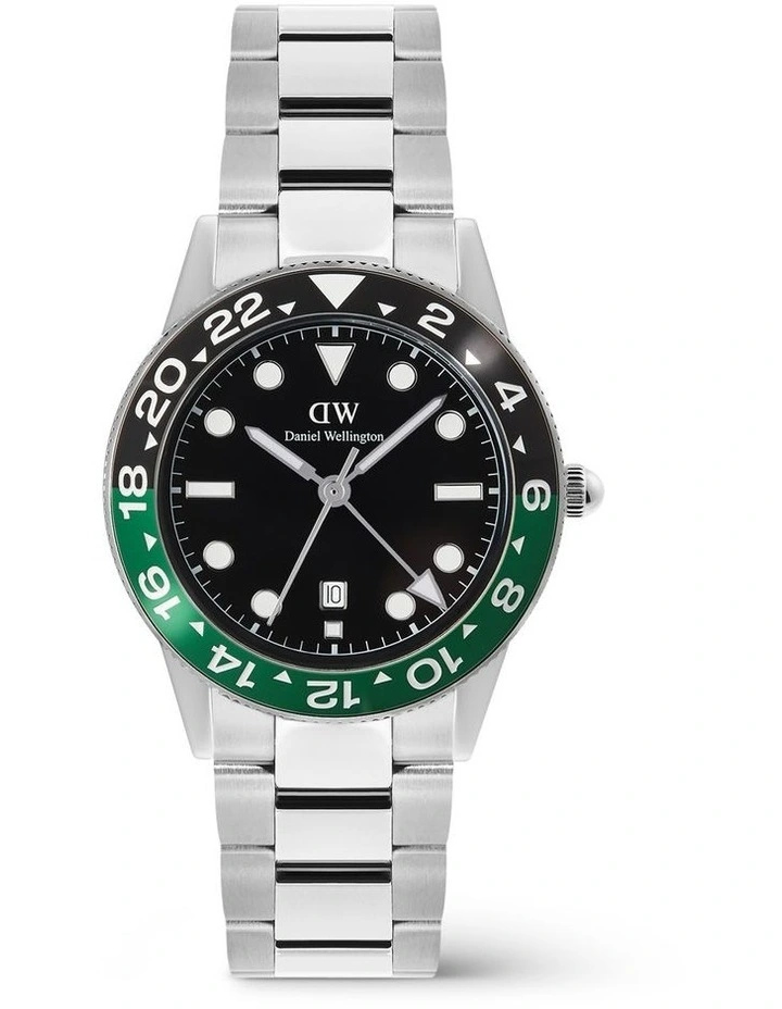 Iconic GMT 40mm Link Ceramic Bezel Steel Watch image 1