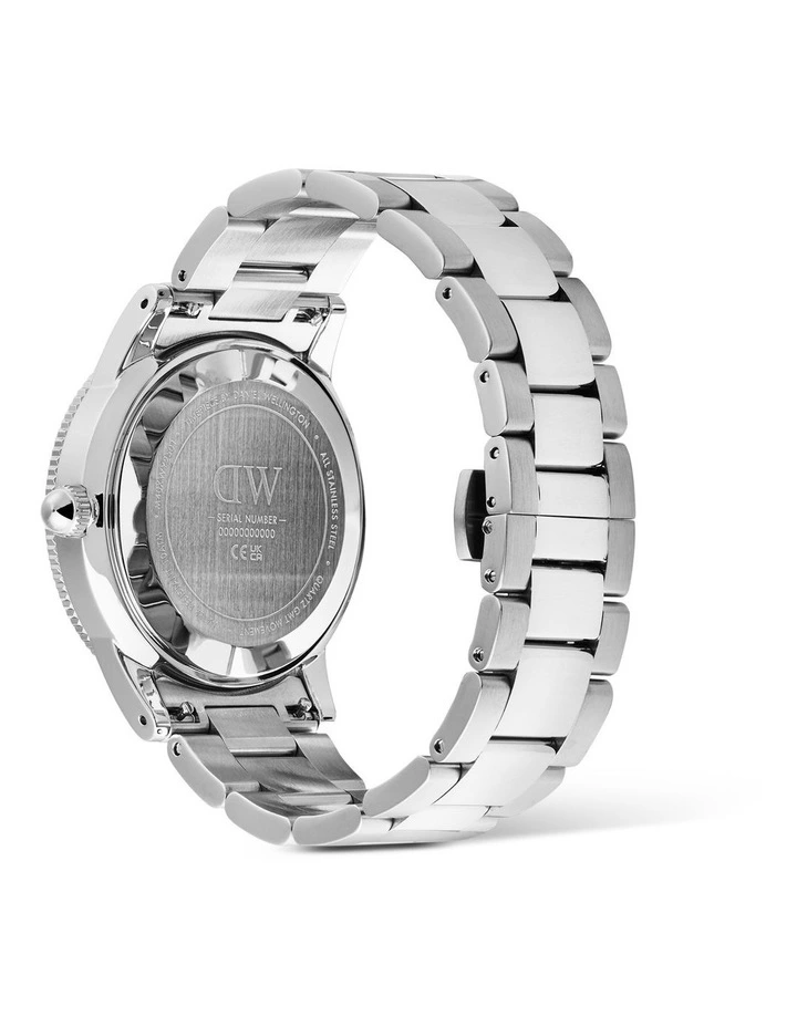 Iconic GMT 40mm Link Ceramic Bezel Steel Watch image 4