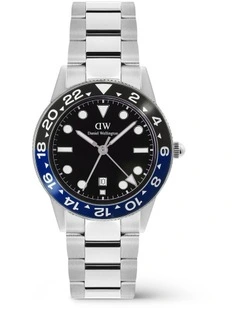 Iconic GMT Link Ceramic Bezel Steel Watch 40mm in Silver